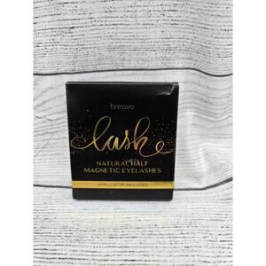 Breavo Dual Magnetic Eyelashes 4 Pairs Natural Half Lash Handmade Lashes Makeup